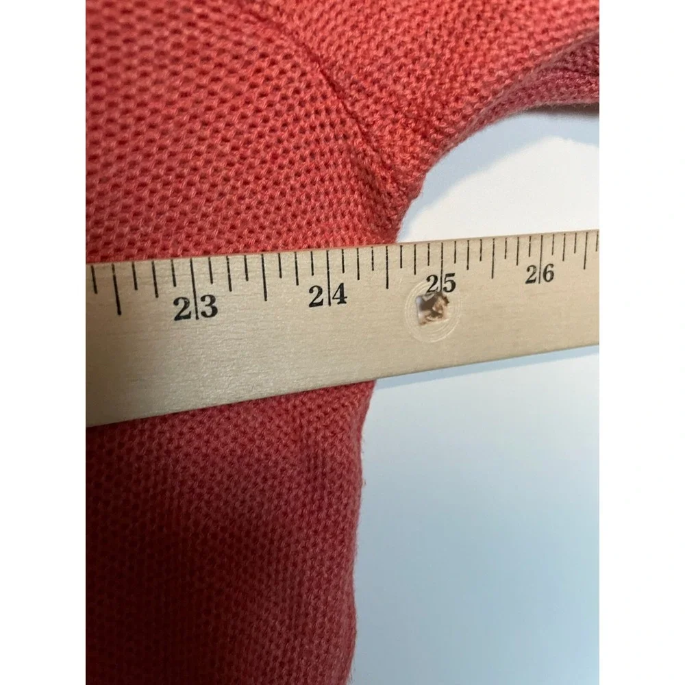 Polo Ralph Lauren 1/4 Zip Sweater Mens XXL Coral Pink Pima Cotton Pique Pony